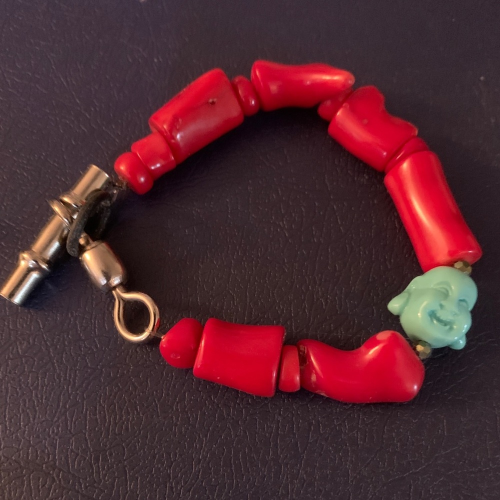 NWT beaded bohemian toggle bracelet